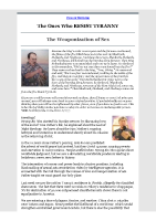 2022-08-16-The-Ones-Who-RESIST-TYRANNY