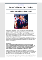 2023-10-30-Israels-Choice-Our-Choice